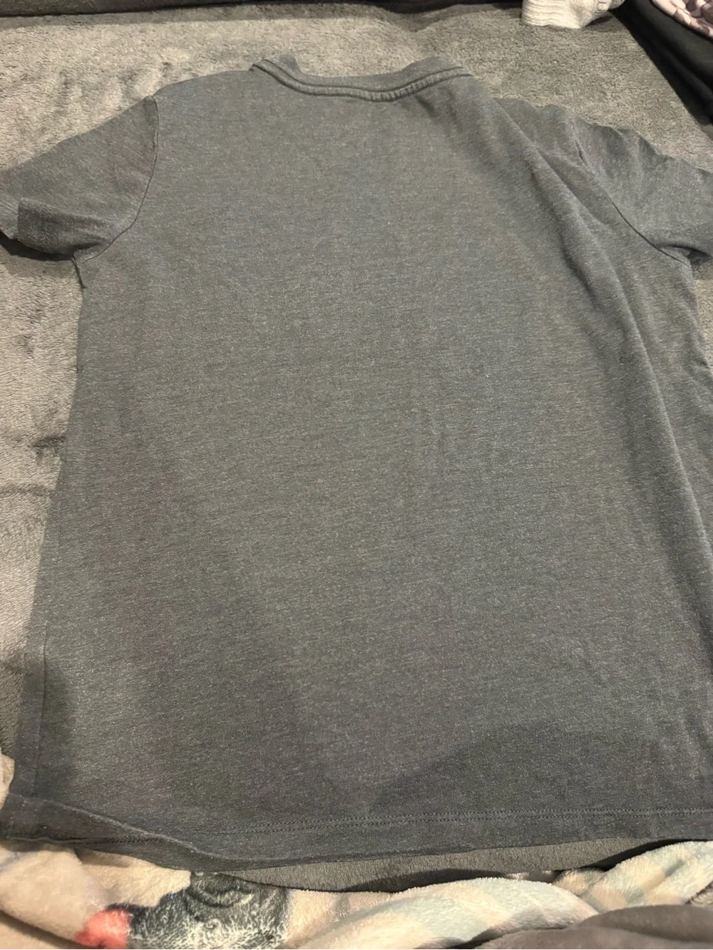 Cat & Jack Gray Short Sleeve Pocket Tee